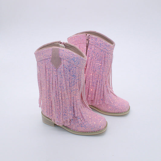 RTS Pink Lemonade Fringe Cowgirls