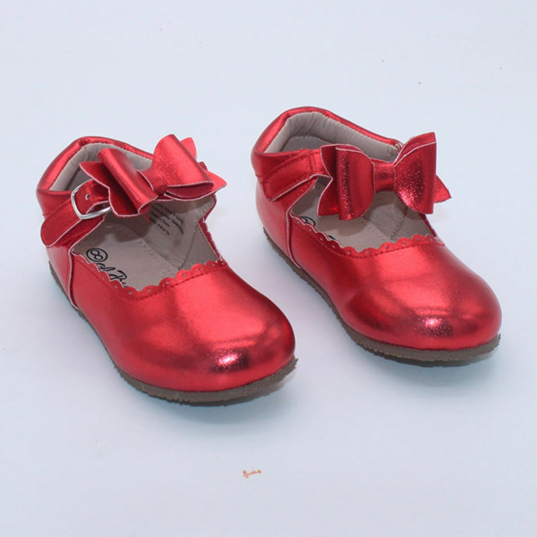 RTS Red Metallic Livs (SOLD AS IS) SZ 2,4