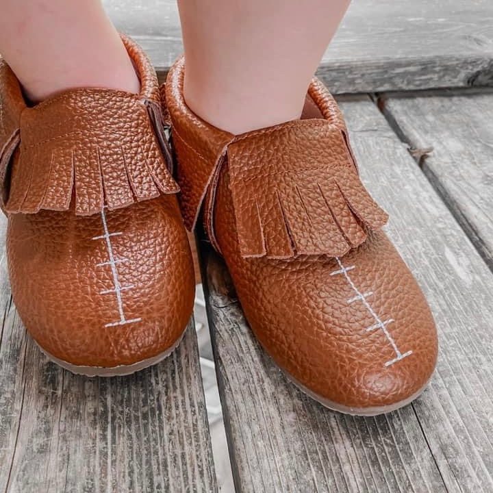 RTS Football Leather Moccs (SZ 2,3,4,5)