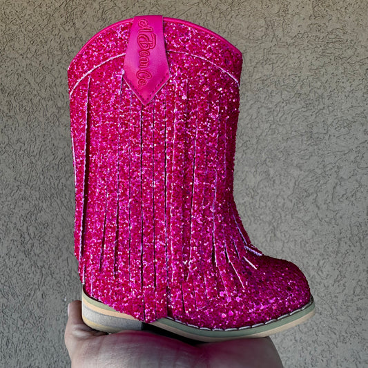 RTS Hot Pink Glitter Cowgirls