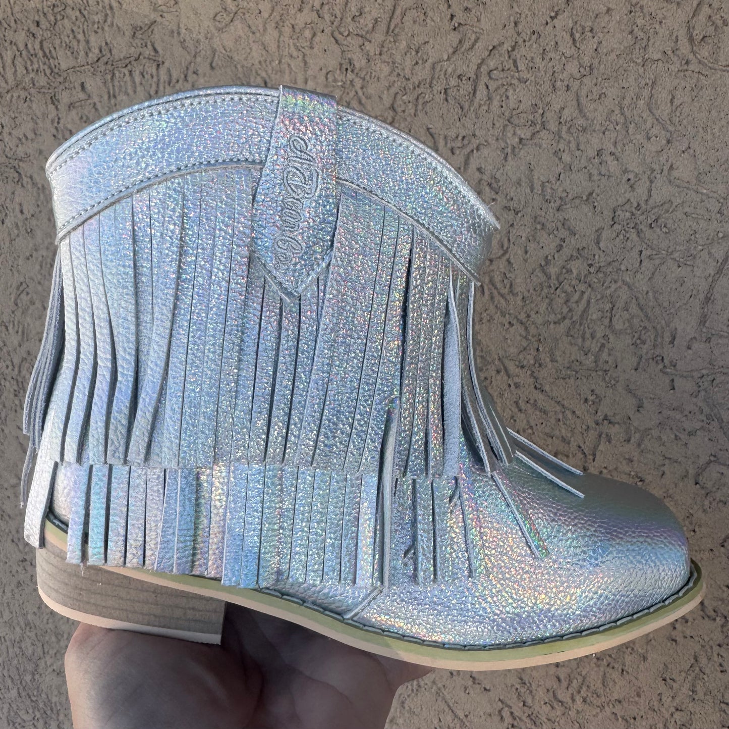 RTS Imperfect Iridescent Silver Metallic Lowcut (SZ 7,BK2)