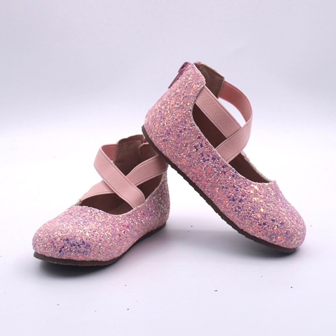 RTS Pink Lemonade Glitter Ballerinas