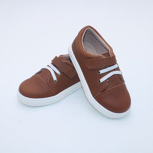 RTS ADULT Brown Textured Velcro Sneakers